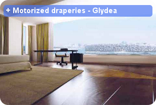 Motorized curtain - Somfy Glydea